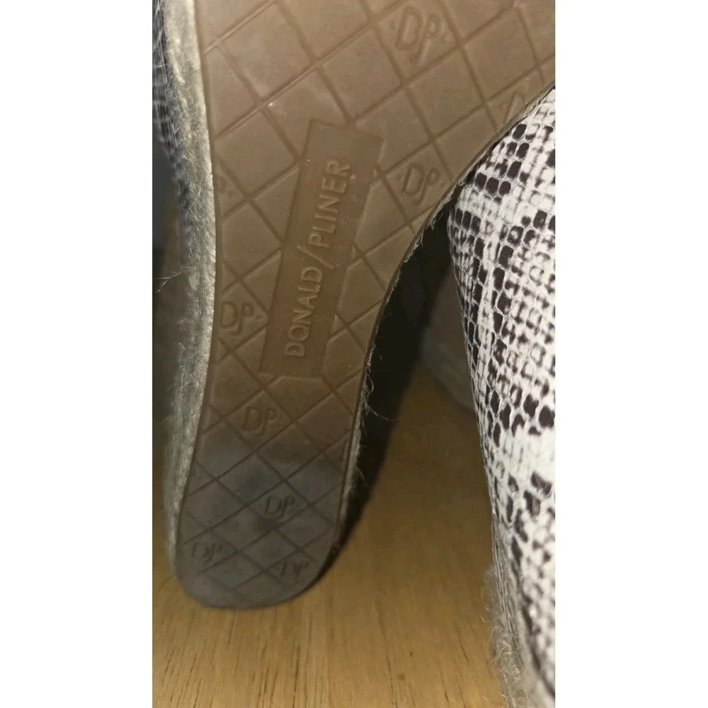 Donald J Pliner Janet Snakeskin Platform Slide Womens Shoes Wedge Size 7M